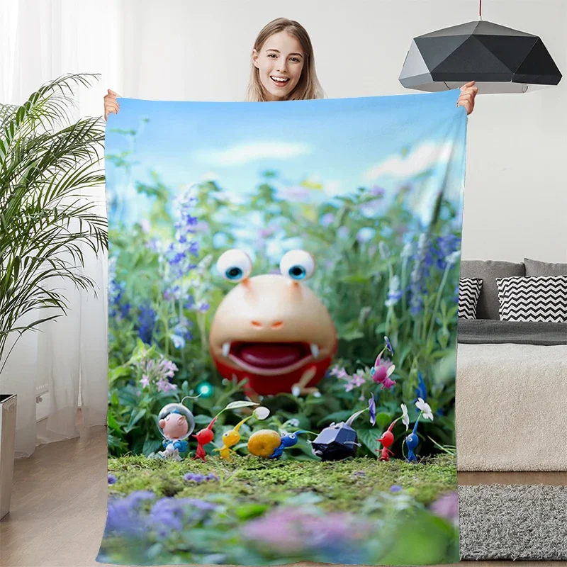 Warm Winter Blankets P-Pikmins Custom Sofa Knee Bed Fleece Camping Nap Flannel Fluffy Soft Blankets King Size Microfiber Bedding
Warm Winter Blankets P-Pikmins Custom Sofa Knee Bed Fleece Camping Nap Flannel Fluffy Soft Blankets King Size Microfiber Bedding