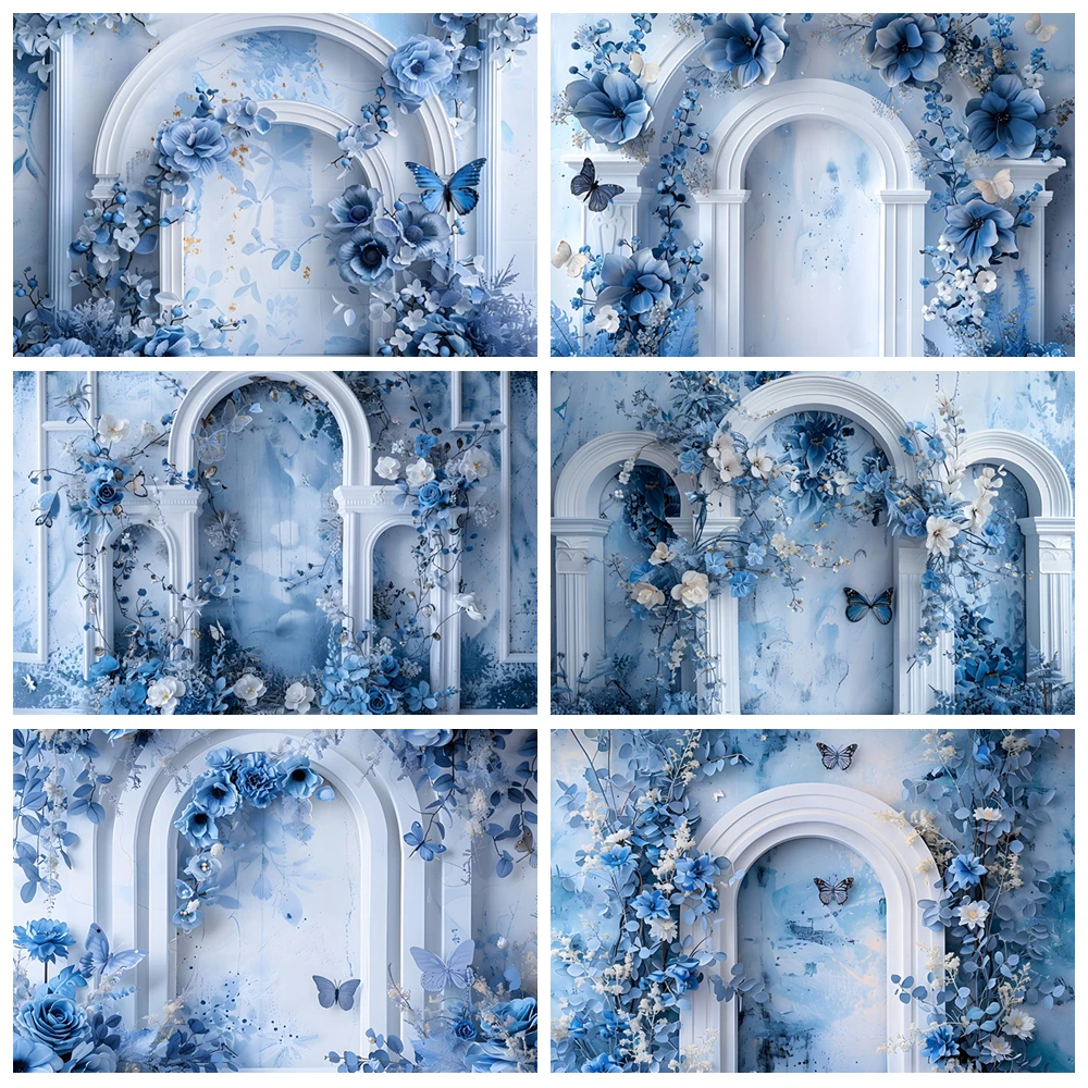 Photography Background Vintage Arch Door Flower Butterfly Blue Wall Art Portrait Photo Backdrop Studio Photoshoot Props
Photography Background Vintage Arch Door Flower Butterfly Blue Wall Art Portrait Photo Backdrop Studio Photoshoot Props