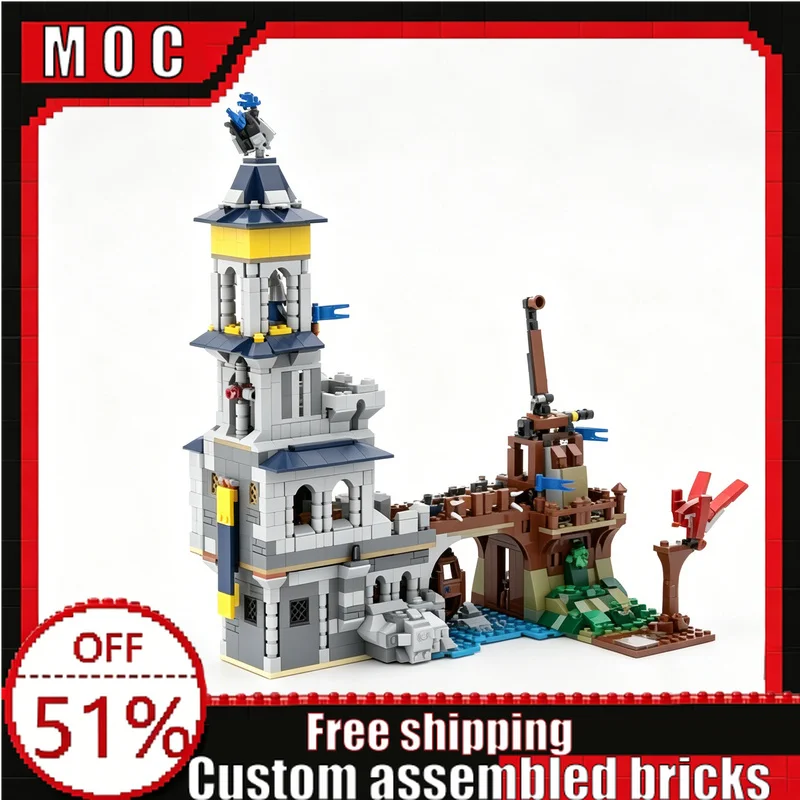 1178 Parts Medieval Black Falcon Trebuchet Castle Building Blocks Educational Assembly Toys Creative Birthday Christmas Gifts
1178 Parts Medieval Black Falcon Trebuchet Castle Building Blocks Educational Assembly Toys Creative Birthday Christmas Gifts