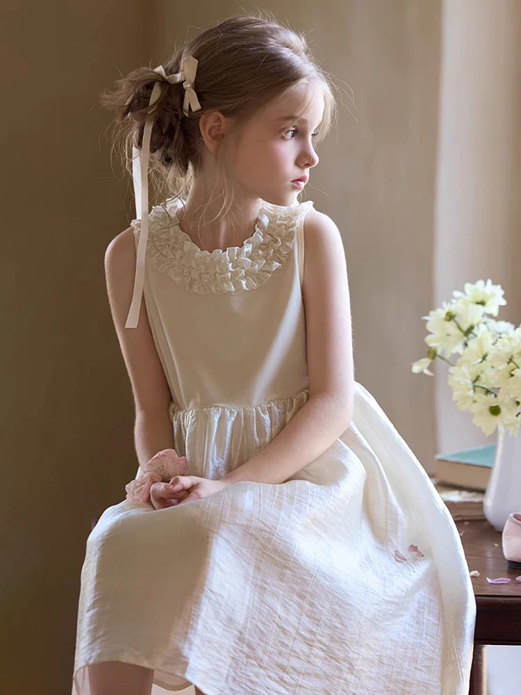 Baby Girls Summer Cool Vest Sleeveless Dresses Wedding Flower Girl Wear Cute 3T 14Y Kids Daily Princess Dress 110cm 170cm
Baby Girls Summer Cool Vest Sleeveless Dresses Wedding Flower Girl Wear Cute 3T 14Y Kids Daily Princess Dress 110cm 170cm