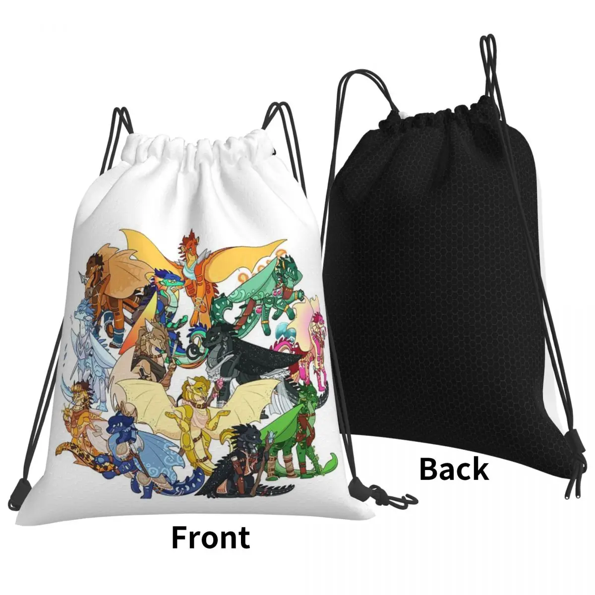 Wing Of Fire All Dragon Backpacks Casual Drawstring Bundle Pocket Sundries Bag Book Bags for Travel Students
Wing Of Fire All Dragon Backpacks Casual Drawstring Bundle Pocket Sundries Bag Book Bags for Travel Students