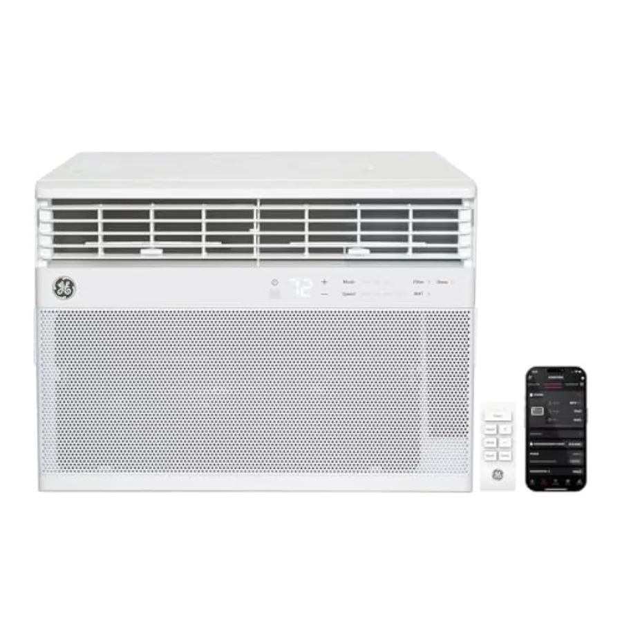 Window Air Conditioner 12000 BTU for Rooms up to 550 sq ft. Wi-Fi Enabled Energy-Efficient Cooling for Lar Rooms Easy Install K
Window Air Conditioner 12000 BTU for Rooms up to 550 sq ft. Wi-Fi Enabled Energy-Efficient Cooling for Lar Rooms Easy Install K
