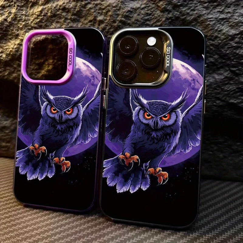 Purple owl design phone case for iPhone 16 15 14 13 12 11 Pro/ Max/Plus shock-proof rear cover anti-fingerprint
Purple owl design phone case for iPhone 16 15 14 13 12 11 Pro/ Max/Plus shock-proof rear cover anti-fingerprint