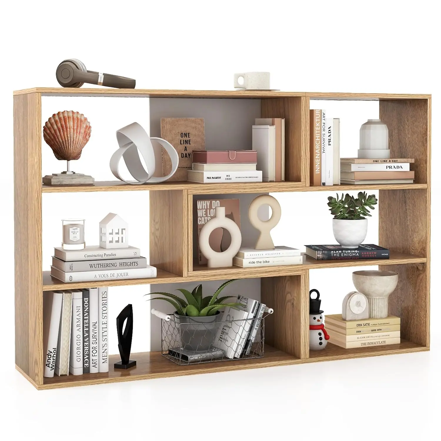 6-Cube Bookcase, 3-Tier Wooden Bookshelf With Anti-Tipping Kits, Modern Freestanding Wood Book Shelf, Open Cube, Customized
6-Cube Bookcase, 3-Tier Wooden Bookshelf With Anti-Tipping Kits, Modern Freestanding Wood Book Shelf, Open Cube, Customized