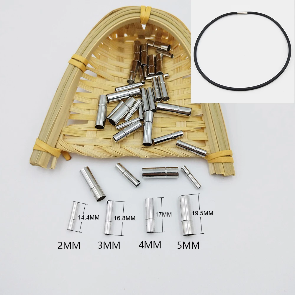 2PCS 2/3/4/5MM Stainless Steel Hand Rope Bayonet Buckle Leather Rope Wax Rope Connection Buckle DIY Jewelry Necklace Bracelet
2PCS 2/3/4/5MM Stainless Steel Hand Rope Bayonet Buckle Leather Rope Wax Rope Connection Buckle DIY Jewelry Necklace Bracelet