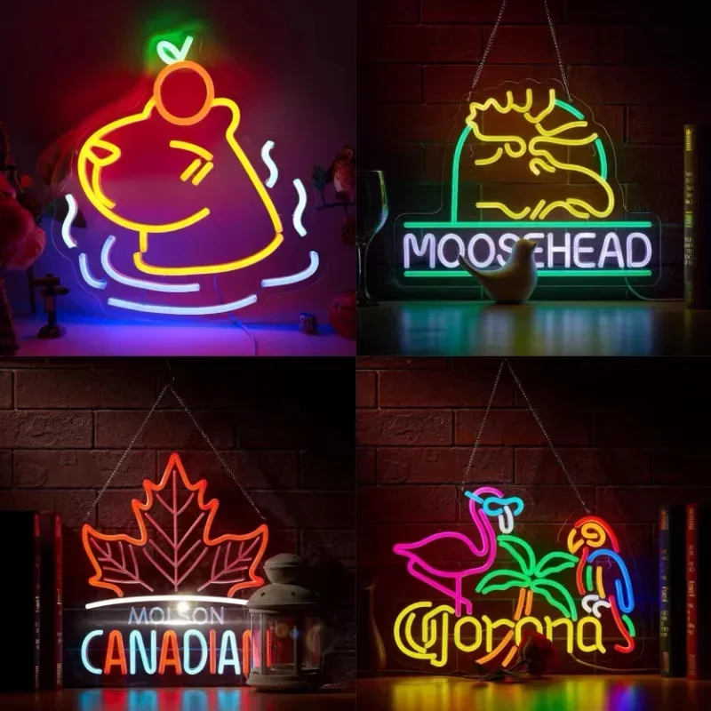 Flamingo and Parrot Coro LED Neon Light for Wall Decor Dimmable Beer Bar Man Cave Neon Light USB Powered Art Decoration Gift
Flamingo and Parrot Coro LED Neon Light for Wall Decor Dimmable Beer Bar Man Cave Neon Light USB Powered Art Decoration Gift