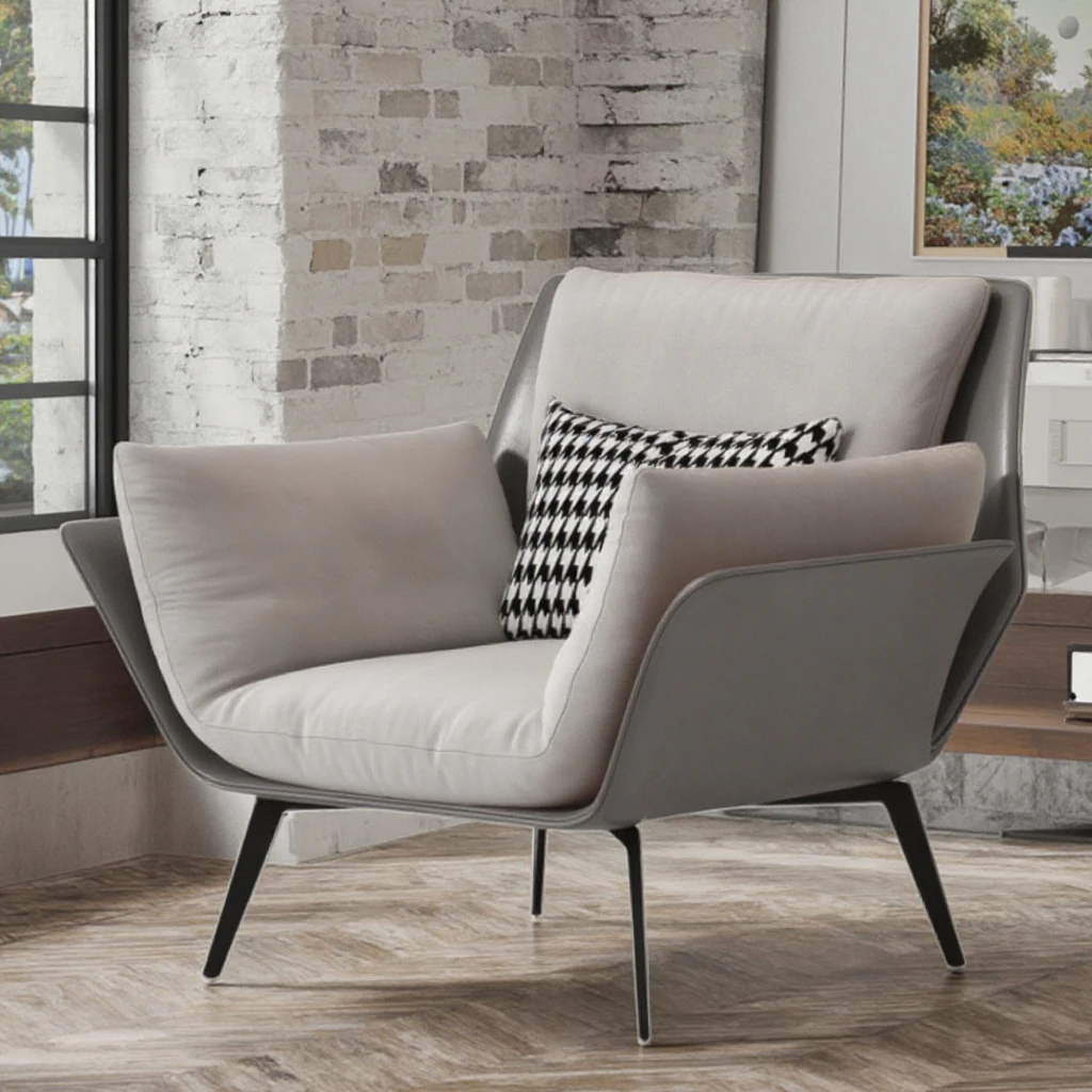 !@2025 New Luxury Modern Minimalist Single Sofa Chair Comfortable Convertible Balcony Fabric Lounge for Living Room Manufacturer
!@2025 New Luxury Modern Minimalist Single Sofa Chair Comfortable Convertible Balcony Fabric Lounge for Living Room Manufacturer