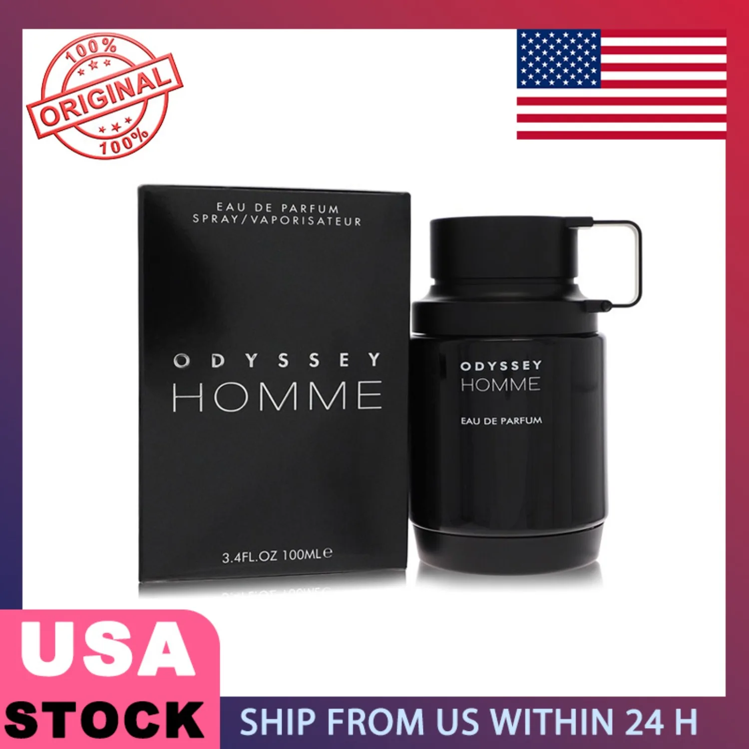 100ml High Quality Original Arab Perfumes Odyssey Homme Male Cologne Eau de Parfum Spray Long Lasting Amber Wood Fragrance Gifts
100ml High Quality Original Arab Perfumes Odyssey Homme Male Cologne Eau de Parfum Spray Long Lasting Amber Wood Fragrance Gifts