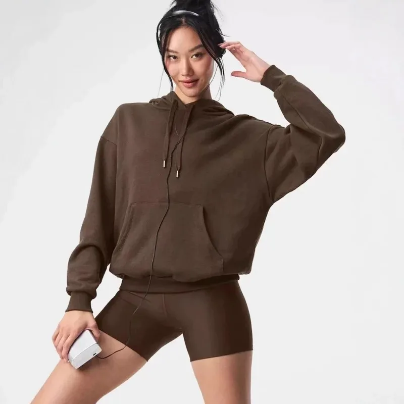 Women Fleece Lined Hoodie Soft Skin-Friendly Slim Fit Pullover Casual Hooded Sweatshirt Lightweight Warm Top for Daily Wear
Women Fleece Lined Hoodie Soft Skin-Friendly Slim Fit Pullover Casual Hooded Sweatshirt Lightweight Warm Top for Daily Wear