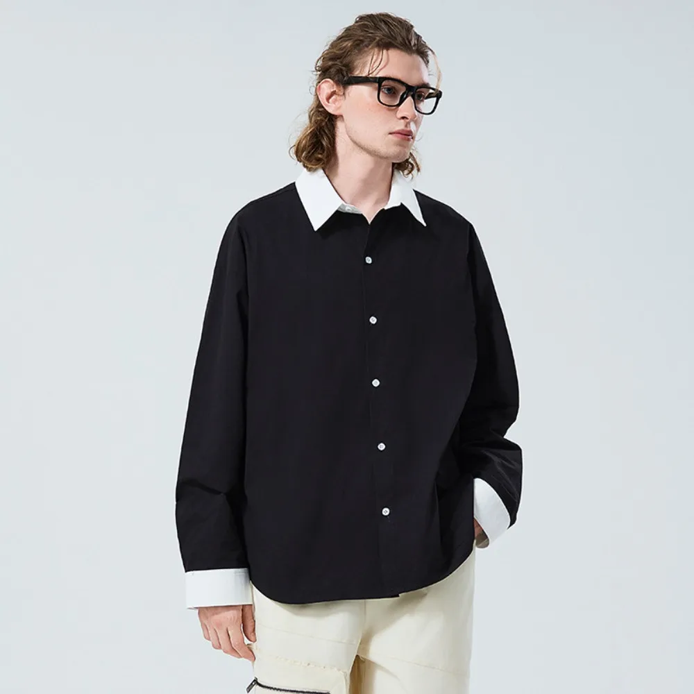 Summer Men's New Long-sleeved Shirts Contrast Color Anti-wrinkle Trendy Brand Unisex
Summer Men's New Long-sleeved Shirts Contrast Color Anti-wrinkle Trendy Brand Unisex