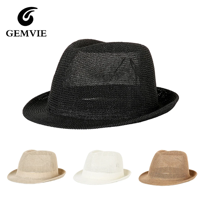 GEMVIE Unisex Short Brim Panama Trilby Hats Summer Sun Protection Beach Jazz Hat for Women Men
GEMVIE Unisex Short Brim Panama Trilby Hats Summer Sun Protection Beach Jazz Hat for Women Men