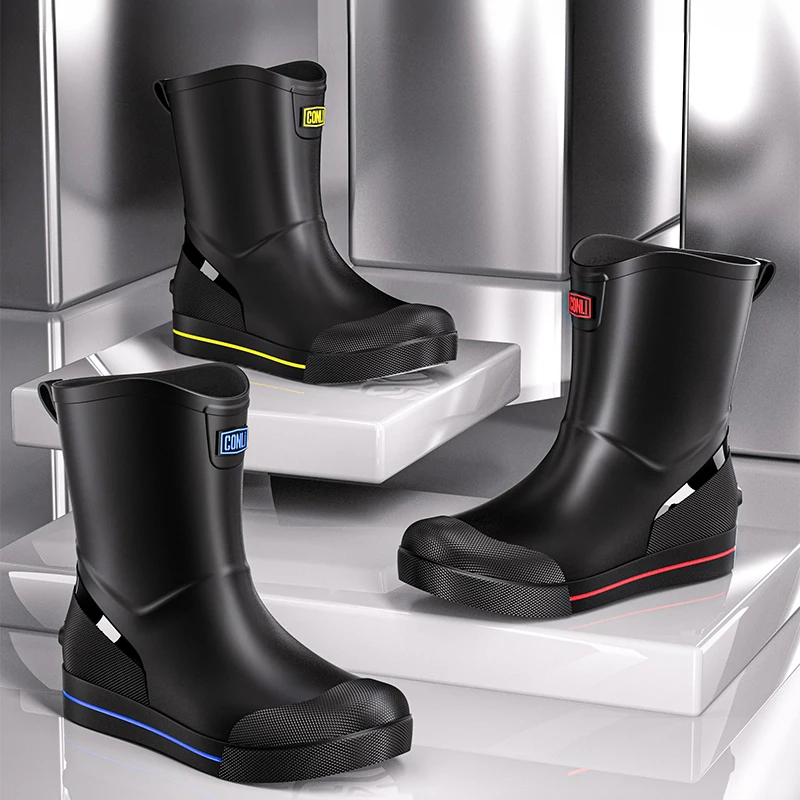 Rain shoes men's fashion medium tube rain boots 2025 new kitchen work rubber shoes men's car wash fishing
Rain shoes men's fashion medium tube rain boots 2025 new kitchen work rubber shoes men's car wash fishing