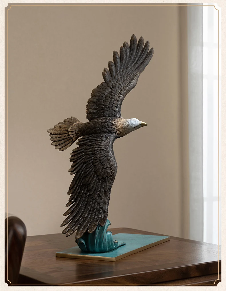luxury high grade home Company shop Good luck Powerful Eagle bird Mascot bring wealth money thriving business bronze statue
luxury high grade home Company shop Good luck Powerful Eagle bird Mascot bring wealth money thriving business bronze statue