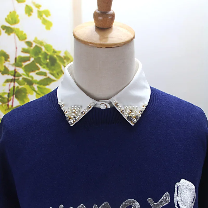 Adult Black White Fake Collar Women Korean Chiffon Removable Half Blouse Tops Detachable Lapel Shirt Flase Collars
Adult Black White Fake Collar Women Korean Chiffon Removable Half Blouse Tops Detachable Lapel Shirt Flase Collars