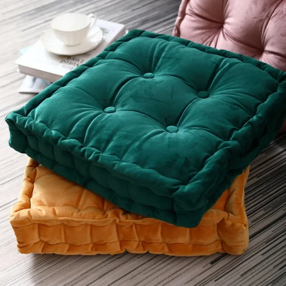 New Thickened Solid Color Square/circular Seat Cushion Office Seat Cushion Floor Mat /tatami Mat/ Bay Window Seat Cushion 쿠션
New Thickened Solid Color Square/circular Seat Cushion Office Seat Cushion Floor Mat /tatami Mat/ Bay Window Seat Cushion 쿠션