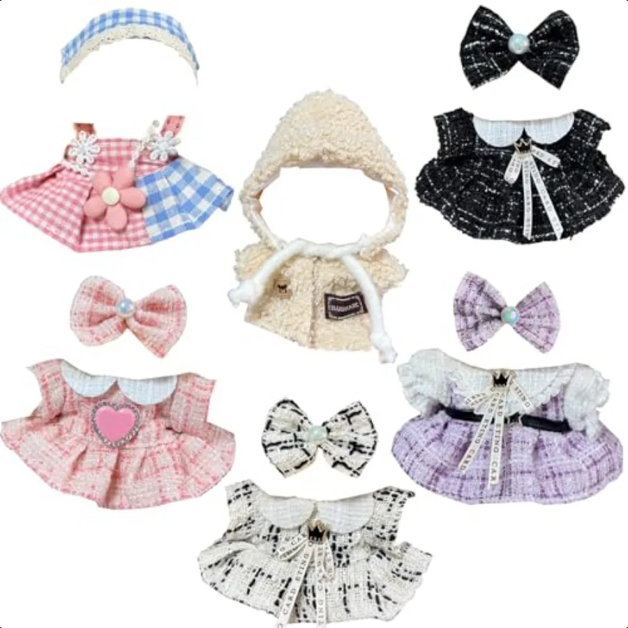 Clothes for Doll 6 Pack Doll Outfits for 17cm Doll Perfect for Play and Display Accories for Doll Collectors No Dolls
Clothes for Doll 6 Pack Doll Outfits for 17cm Doll Perfect for Play and Display Accories for Doll Collectors No Dolls