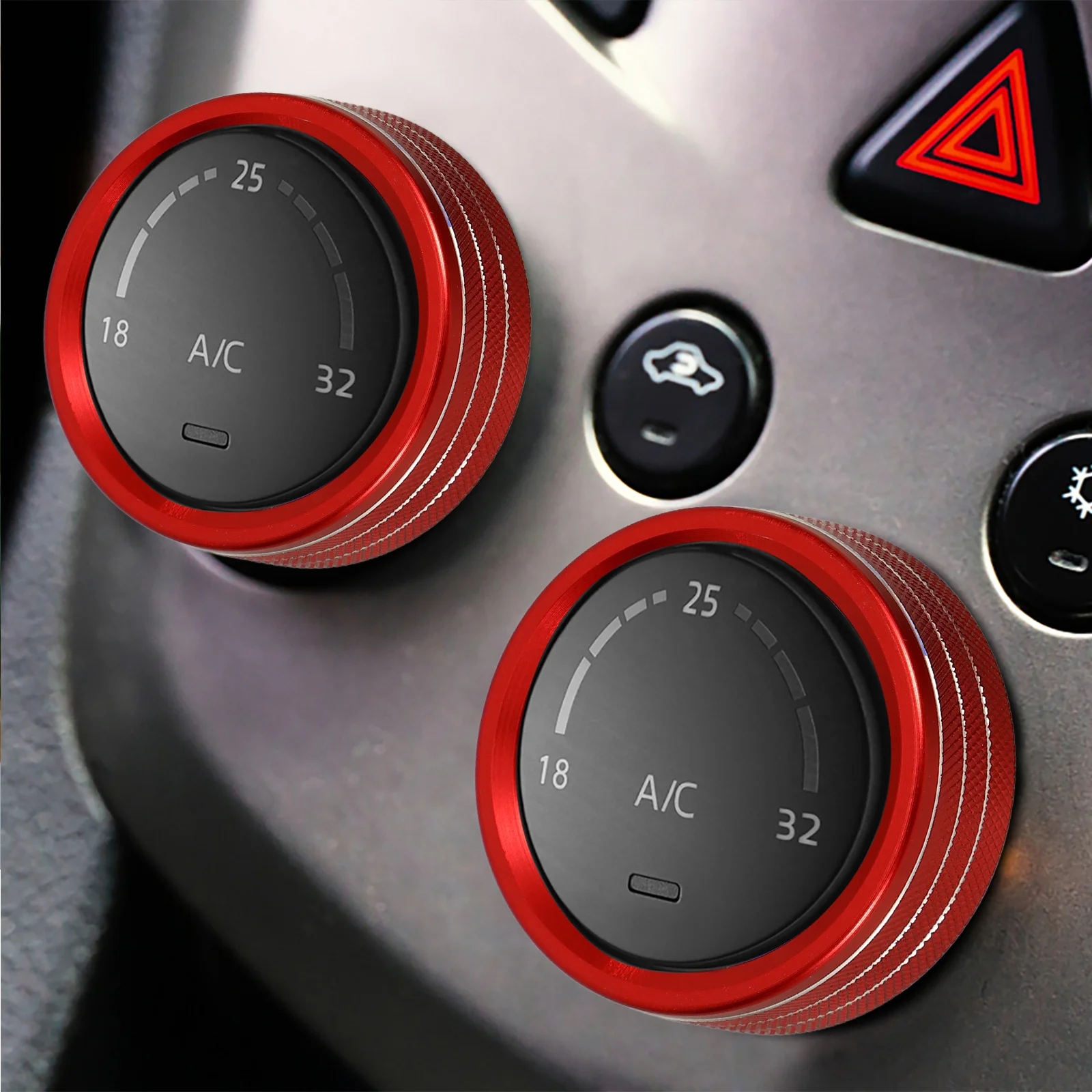 3Pcs Air Conditioner Knob Covers Car Interior Button Rings Aluminum Durable Auto Accessories Upgrade Car Accessories
3Pcs Air Conditioner Knob Covers Car Interior Button Rings Aluminum Durable Auto Accessories Upgrade Car Accessories