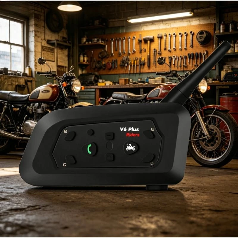 V6 PRO+ BT5.1 Helmet Interphone 6 Riders Group 800m Waterproof Motorcycle Communication Headset
V6 PRO+ BT5.1 Helmet Interphone 6 Riders Group 800m Waterproof Motorcycle Communication Headset