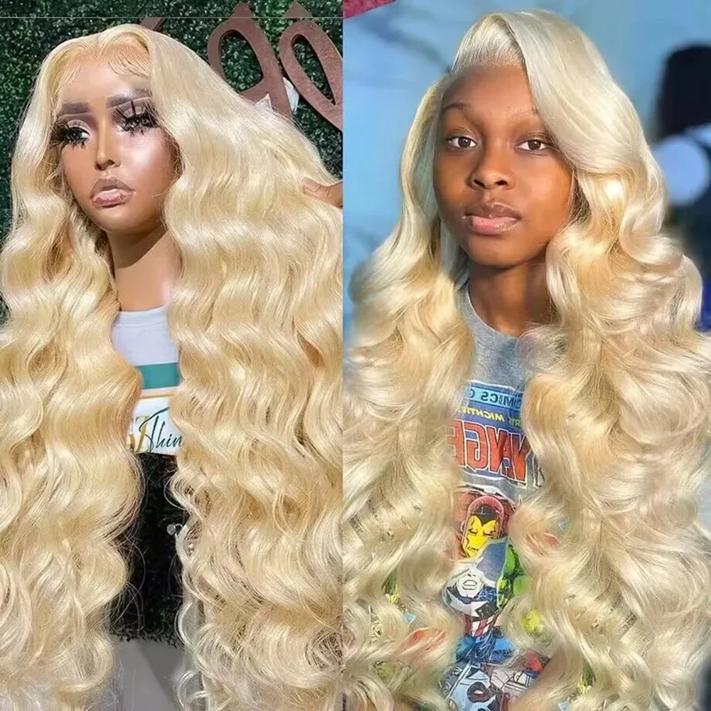 613 Blonde 13x6 Lace Frontal Wig 200 Density Body Wave Human Hair Wig For Women 13x4 HD Lace Front Wig 42 44 Long Inch Remy Hair
613 Blonde 13x6 Lace Frontal Wig 200 Density Body Wave Human Hair Wig For Women 13x4 HD Lace Front Wig 42 44 Long Inch Remy Hair