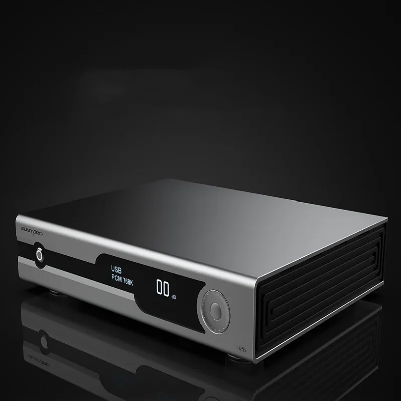Hot Selling Gustard DAC-R26 Discrete R2R DAC With Streamer Renderer Roon XMOS USB DSD512 PCM768K IIS DSD1024 K2 Clock Lan 1Bit M
Hot Selling Gustard DAC-R26 Discrete R2R DAC With Streamer Renderer Roon XMOS USB DSD512 PCM768K IIS DSD1024 K2 Clock Lan 1Bit M