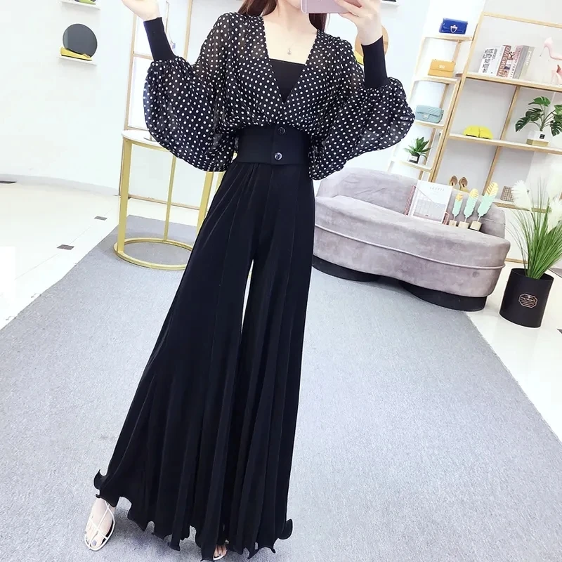 High Waist Wide Leg Pants Women 2022 New Spring Summer Harajuku Casual Pleated Trousers Fashion Black Pantalones De Mujer
High Waist Wide Leg Pants Women 2022 New Spring Summer Harajuku Casual Pleated Trousers Fashion Black Pantalones De Mujer