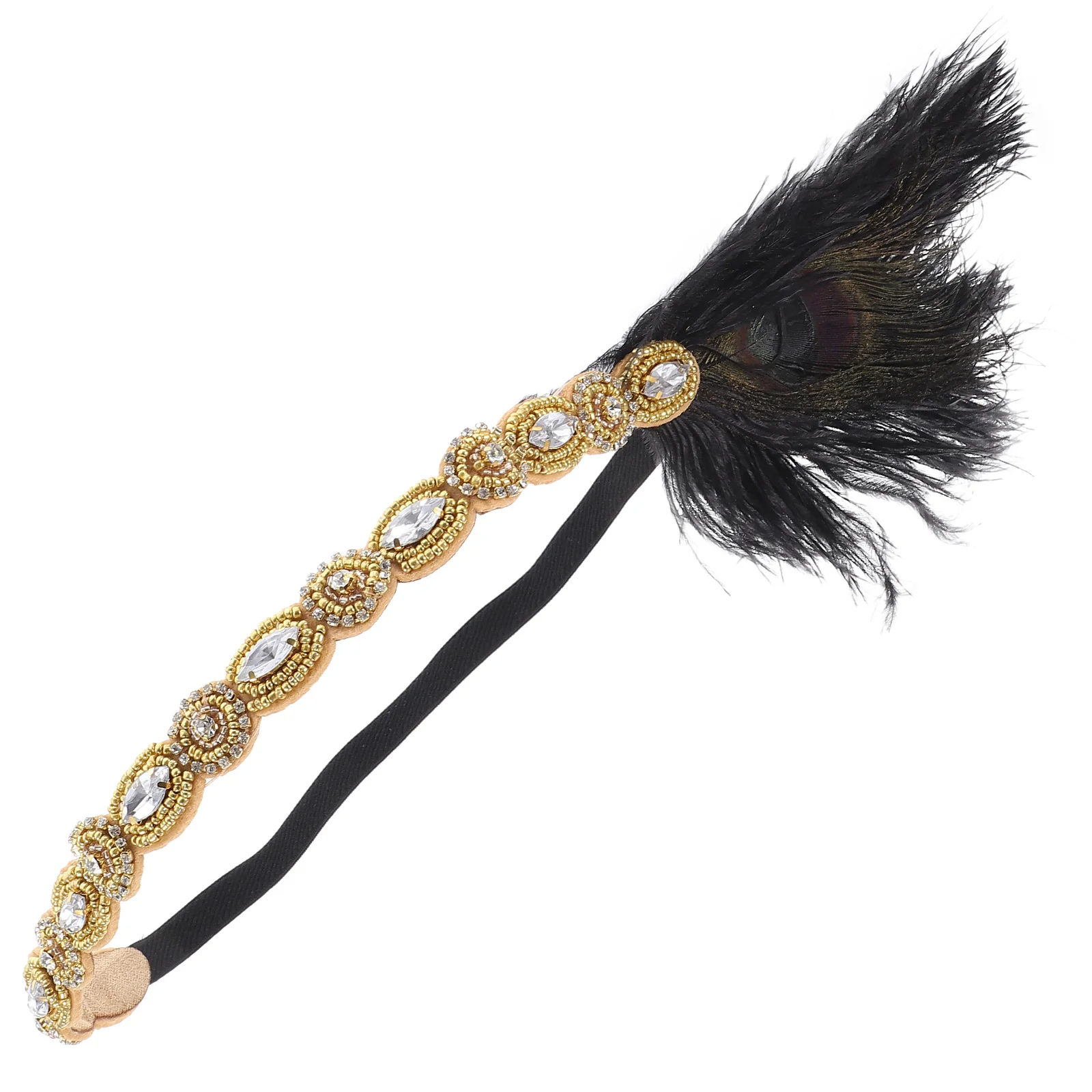 Thickened Decoration Pearlescent Head Band for Wedding Feather Embossing Golden Bride
Thickened Decoration Pearlescent Head Band for Wedding Feather Embossing Golden Bride