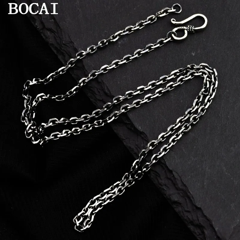 BOCAI s925 Серебряные ювелирные изделия Ретро Личность Мода Крест Квадратная цепочка Мужское ожерелье
BOCAI s925 Серебряные ювелирные изделия Ретро Личность Мода Крест Квадратная цепочка Мужское ожерелье
