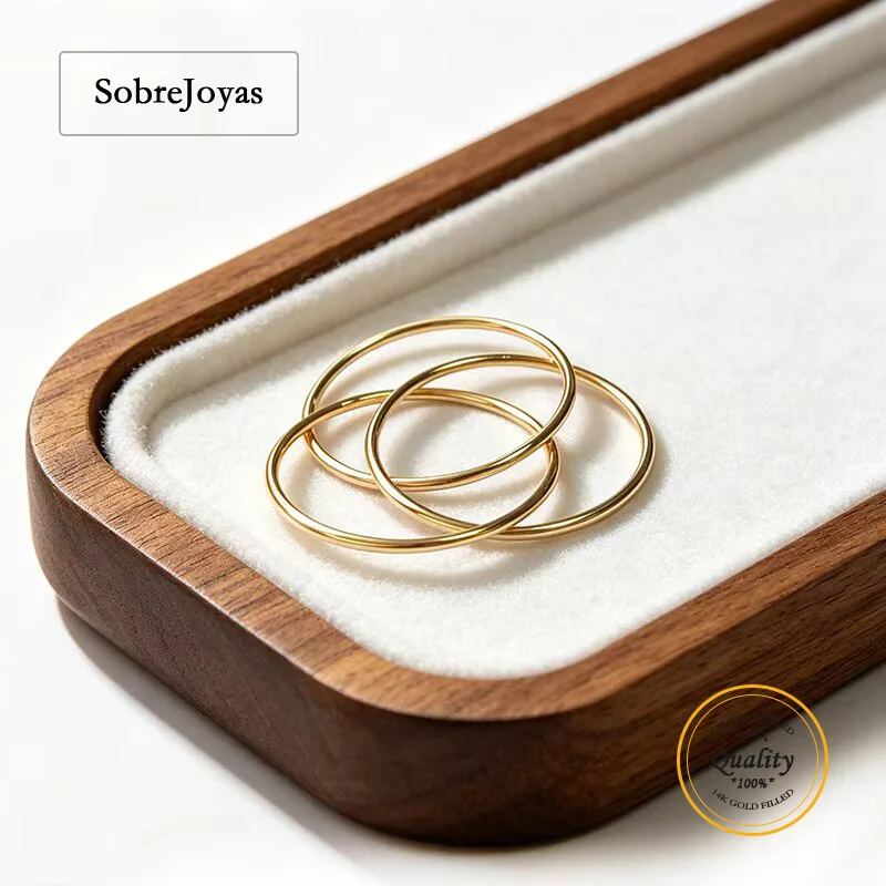 14K Gold Filled 1.0mm Rolling Rings Minimalist Knuckle Ring for Women Bohemian Gold Accessories Anillos Mujer
14K Gold Filled 1.0mm Rolling Rings Minimalist Knuckle Ring for Women Bohemian Gold Accessories Anillos Mujer