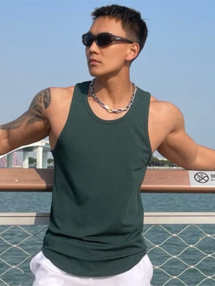 Men Vest Pure Cotton Bodybuilding Motion Outerwear Sweatshirt Undershirt Camiseta gym Hombre 2024
Men Vest Pure Cotton Bodybuilding Motion Outerwear Sweatshirt Undershirt Camiseta gym Hombre 2024