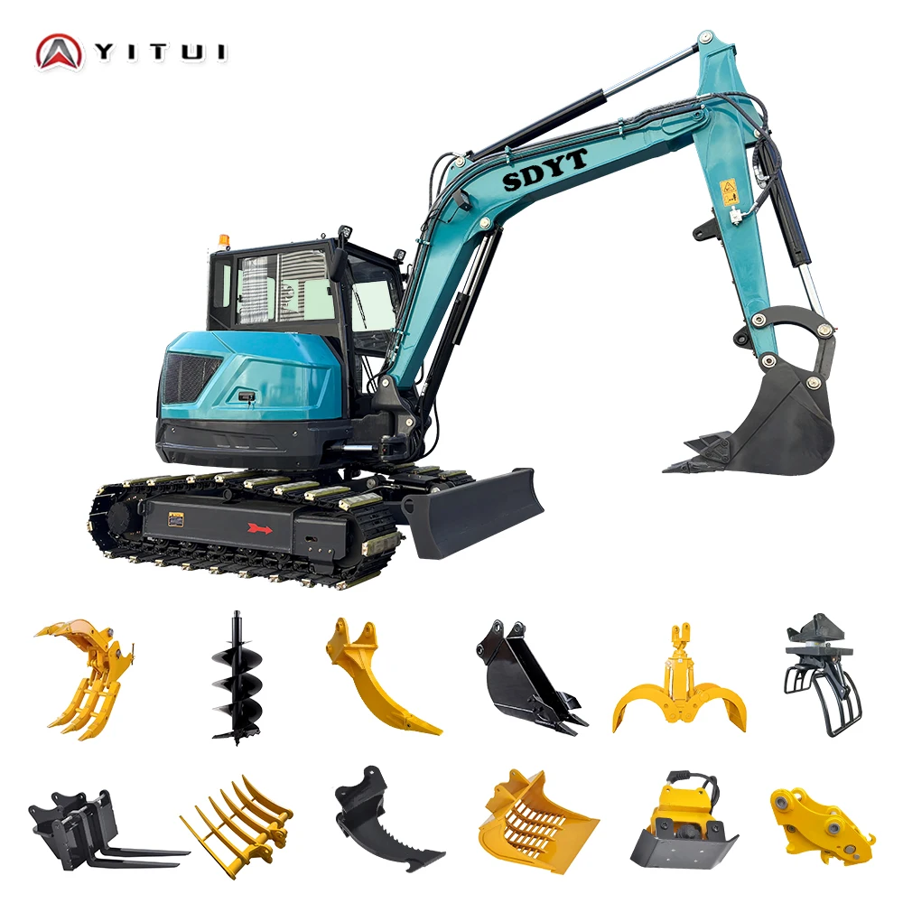 6.5Ton Mini Excavator Dredging/Excavating Hydraulic System Crawler Type-Epa Ce Certified Deep Digging Depth 3 Meters Customized
6.5Ton Mini Excavator Dredging/Excavating Hydraulic System Crawler Type-Epa Ce Certified Deep Digging Depth 3 Meters Customized