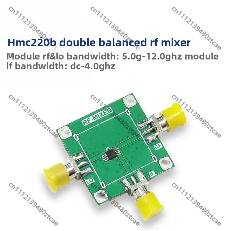 HMC220 Passive Double Balanced RF Mixer 5G-12GHz Wide Bandwidth Frequency Conversion Module Electronic Accessory
HMC220 Passive Double Balanced RF Mixer 5G-12GHz Wide Bandwidth Frequency Conversion Module Electronic Accessory