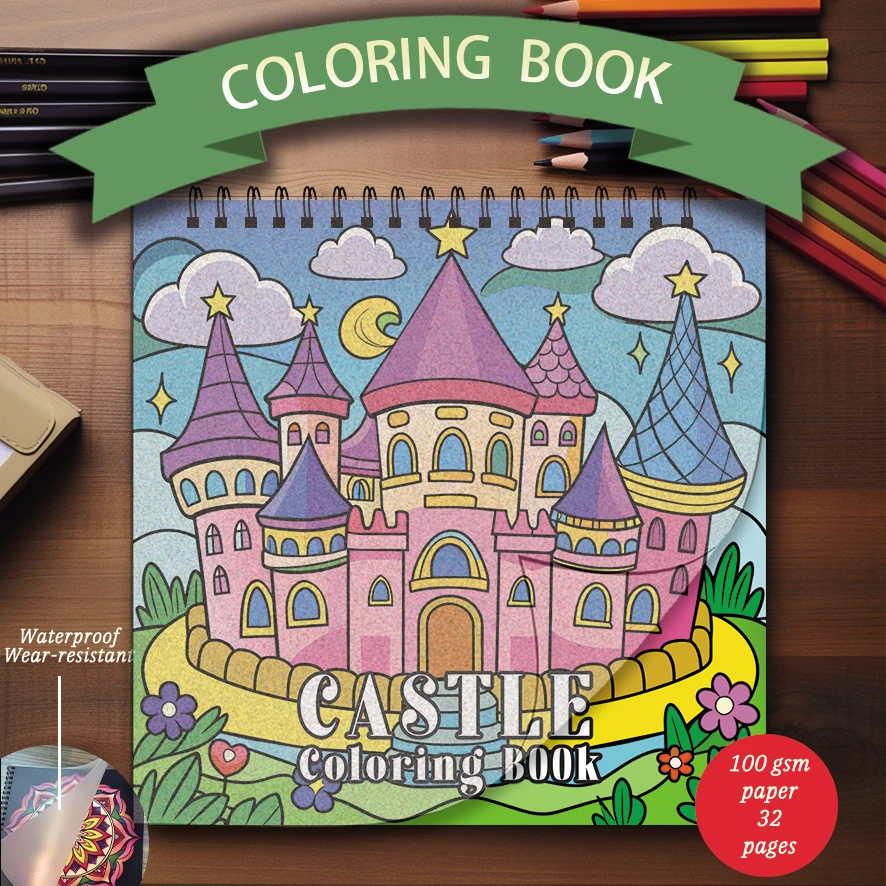 Книжка-раскраска Castle — 8,27 x 8,27 дюйма, 32-страничная книжка-раскраска — идеальный подарок для семьи или друзей
Книжка-раскраска Castle — 8,27 x 8,27 дюйма, 32-страничная книжка-раскраска — идеальный подарок для семьи или друзей
