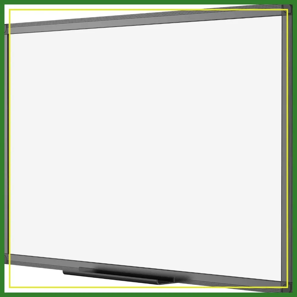 Magnetic Dry Erase White Board 48x36 Inches Black Aluminum Frame
Magnetic Dry Erase White Board 48x36 Inches Black Aluminum Frame