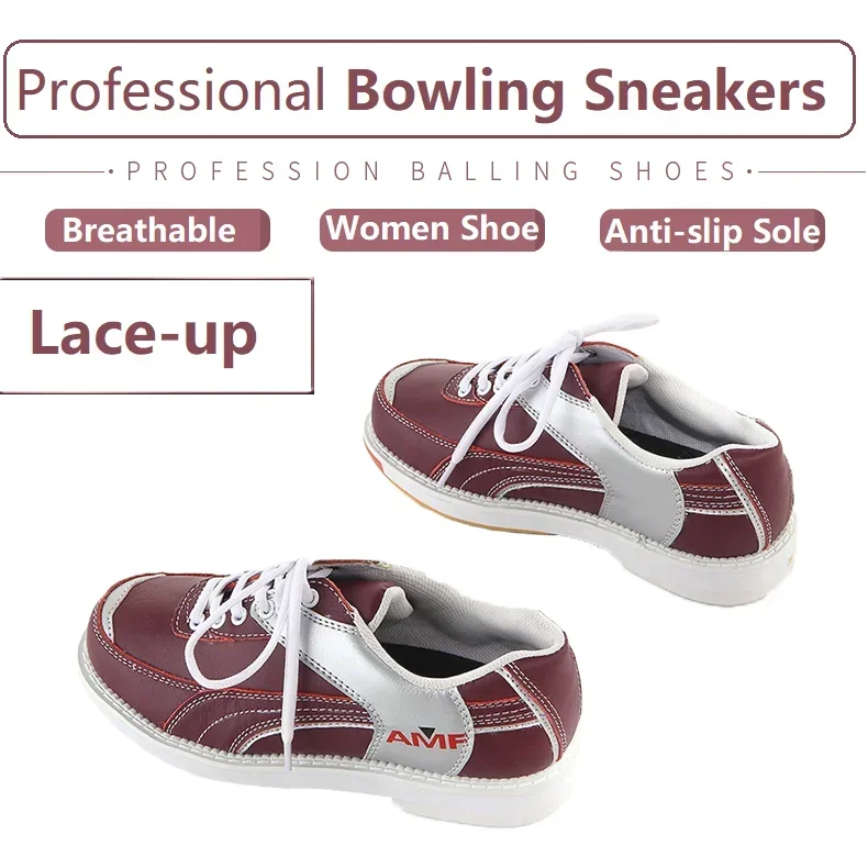 Genuine Leather Women's Bowling Sneakers Breathable Ladies Sports Shoes Skid-proof Professional Bowling Trainers for Female
Genuine Leather Women's Bowling Sneakers Breathable Ladies Sports Shoes Skid-proof Professional Bowling Trainers for Female