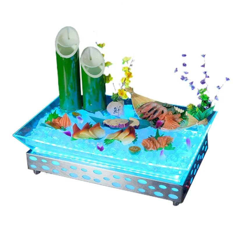 Shining Sashimi Plate Acrylic Hotel Self service Dining Plate Creative Japanese Salmon and Seafood Special Sashimi Plate
Shining Sashimi Plate Acrylic Hotel Self service Dining Plate Creative Japanese Salmon and Seafood Special Sashimi Plate