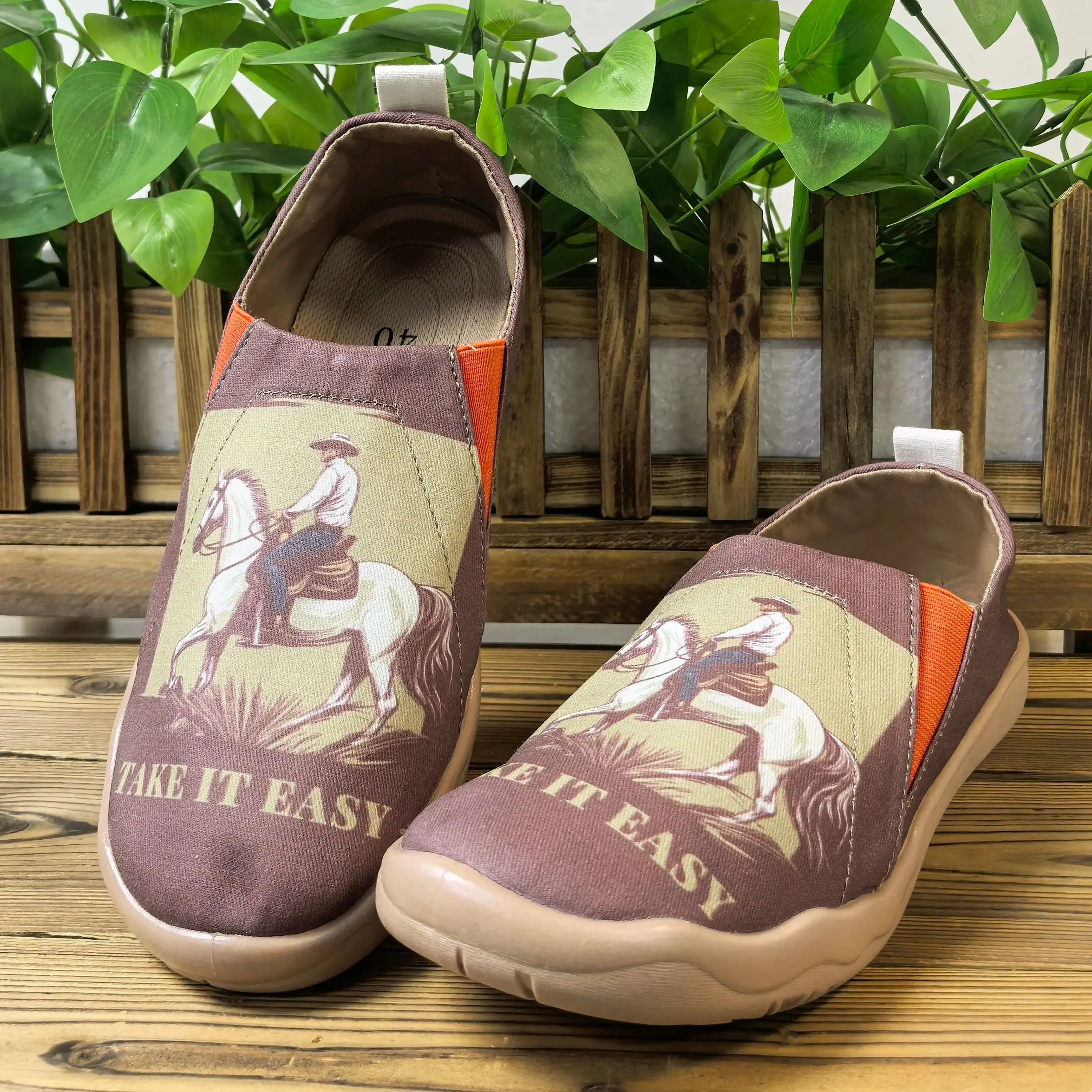 Women's Spring and Summer New Fashion Wrangler Printed Casual Shoes, Livestock Festival Comfortable Shallow Low-Top Soft Sole Lightweight Breathable Large Size Women's Shoes
Women's Spring and Summer New Fashion Wrangler Printed Casual Shoes, Livestock Festival Comfortable Shallow Low-Top Soft Sole Lightweight Breathable Large Size Women's Shoes