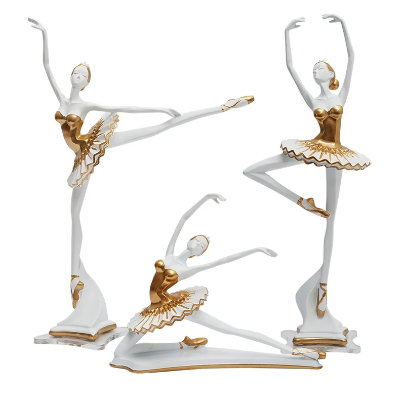 Resin Dancer Ballet Sculpture Porch Decoration Art Handicraft Painting Figurine Decor
Resin Dancer Ballet Sculpture Porch Decoration Art Handicraft Painting Figurine Decor