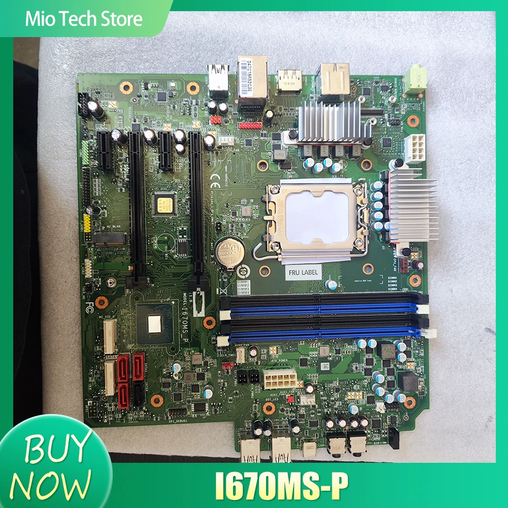 Original For ThinkStation P360 P368 P880 W680 I670MS-P Workstation Motherboard
Original For ThinkStation P360 P368 P880 W680 I670MS-P Workstation Motherboard