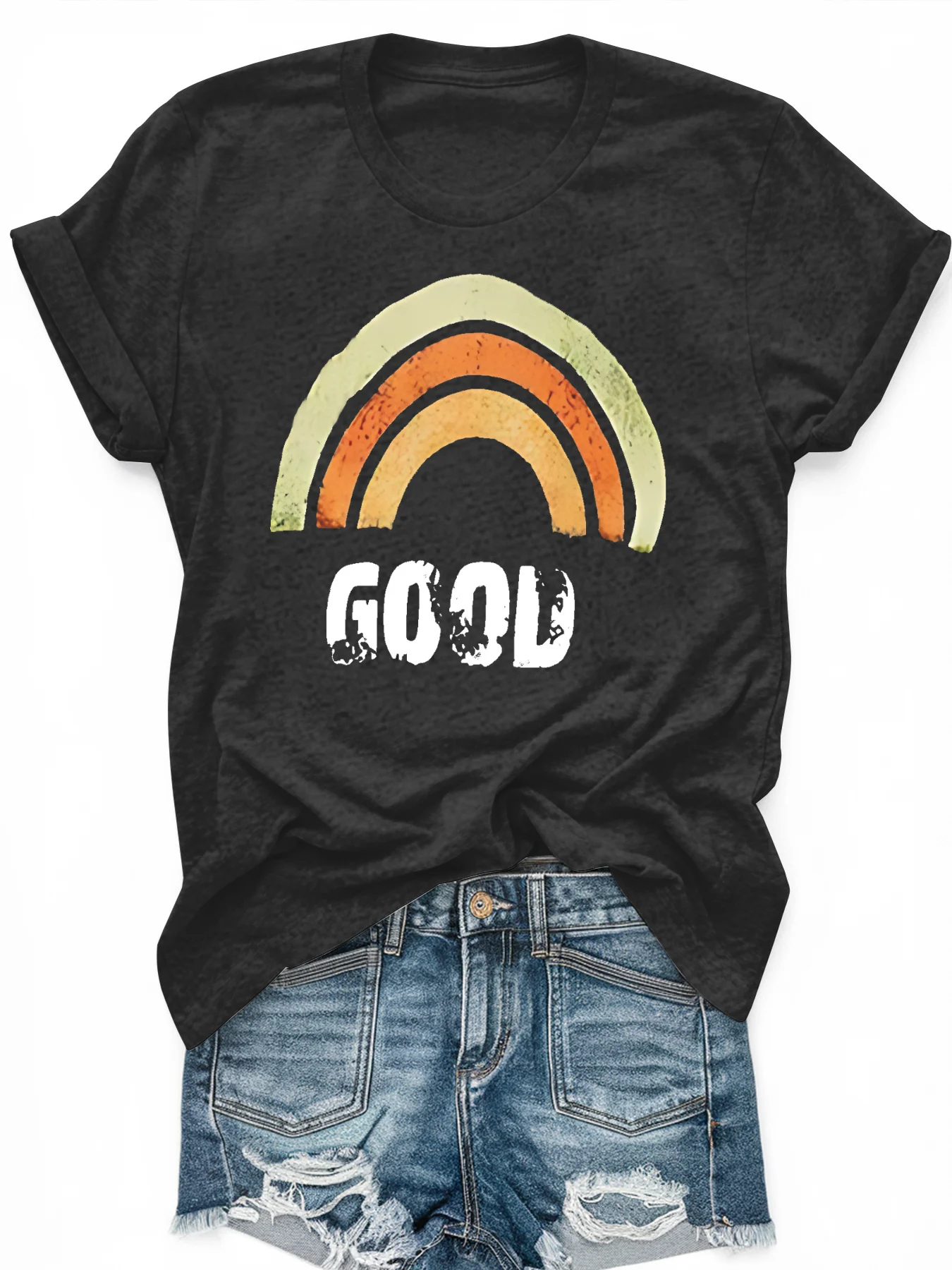 Женская футболка большого размера с короткими рукавами и принтом, свободная и повседневная, мягкая, удобная и дышащая, для занятий спортом на открытом воздухе.
Женская футболка большого размера с короткими рукавами и принтом, свободная и повседневная, мягкая, удобная и дышащая, для занятий спортом на открытом воздухе.