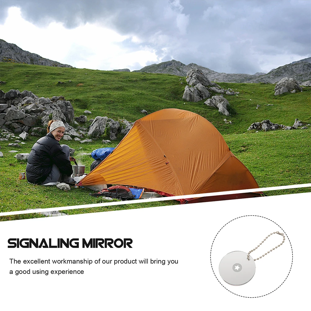 2 Pcs Signal Mirror Portable Acrylic Survival Retroreflector for Hiking Camping Emergency Accessory Outdoor Gadgets Lightweight
2 Pcs Signal Mirror Portable Acrylic Survival Retroreflector for Hiking Camping Emergency Accessory Outdoor Gadgets Lightweight