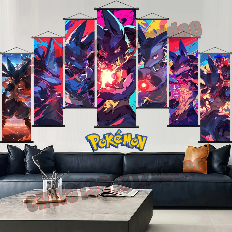 Classic Anime Pokémon Lucario Pikachu Zeraora Photography Background Wall Party Accessories Quality Scroll Painting Mural Gift
Classic Anime Pokémon Lucario Pikachu Zeraora Photography Background Wall Party Accessories Quality Scroll Painting Mural Gift
