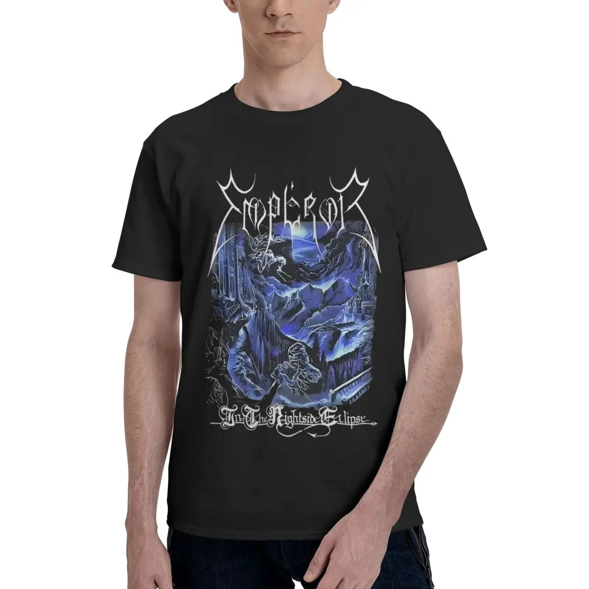 In The Nightside Eclipse By Emperor 100% Cotton Casual Breathable Confortable Tops Funny Men's T-Shirts Funny Gifts 
In The Nightside Eclipse By Emperor 100% Cotton Casual Breathable Confortable Tops Funny Men's T-Shirts Funny Gifts