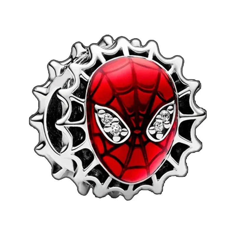 MINISO Marvel Inlaid Zircon Charm Beads 925 Sterling Silver Spider-Man mask Dangle Fit Bangle Bracelet Charms Pendant Jewelry
MINISO Marvel Inlaid Zircon Charm Beads 925 Sterling Silver Spider-Man mask Dangle Fit Bangle Bracelet Charms Pendant Jewelry