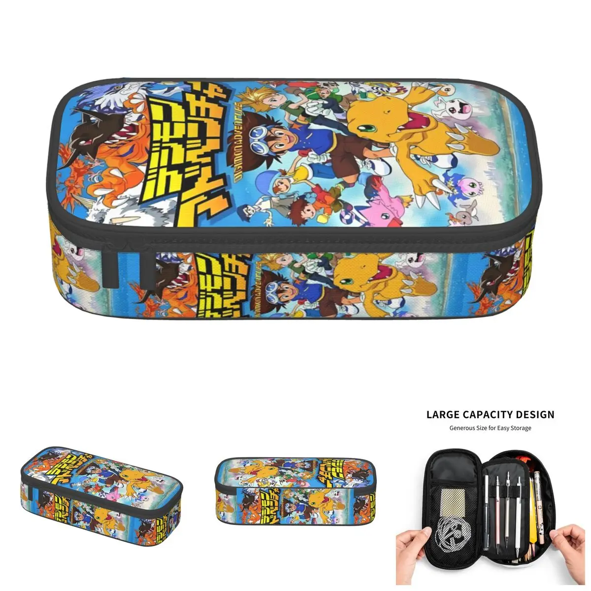 Digimon Japane Video Game Pencil Case for Boy Girl Large Storage Anime Manga Pen Box Bag School Accessories
Digimon Japane Video Game Pencil Case for Boy Girl Large Storage Anime Manga Pen Box Bag School Accessories