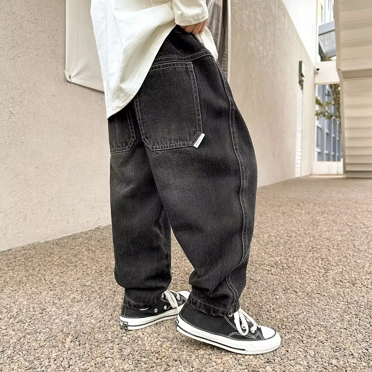 Children Denim Pants Spring Autumn New Fashionable Cargo Jeans Boy Korean Style Casual Handsome Full Length Pocket Pants
Children Denim Pants Spring Autumn New Fashionable Cargo Jeans Boy Korean Style Casual Handsome Full Length Pocket Pants