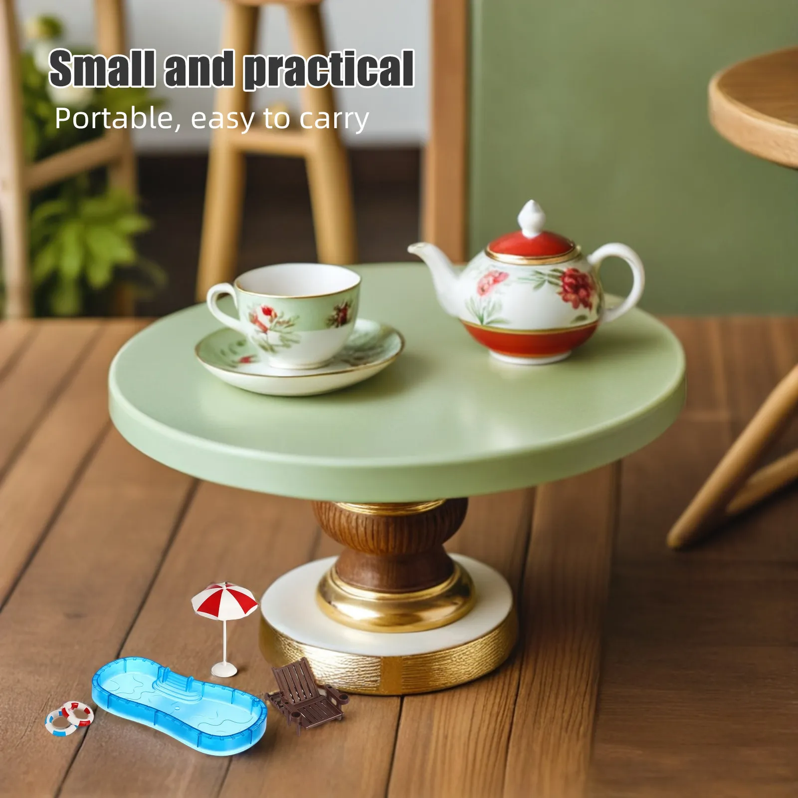 2Sets Vibrant Miniature Beach Set Pool Swim Ring Lounge Chair for Dollhouse Decoration Mini Furniture Kit Indoor Outdoor Play
2Sets Vibrant Miniature Beach Set Pool Swim Ring Lounge Chair for Dollhouse Decoration Mini Furniture Kit Indoor Outdoor Play