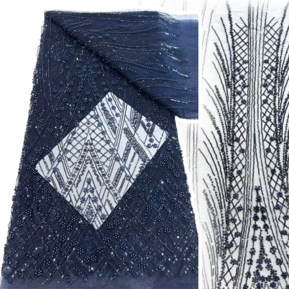 Роскошное африканское сетчатое кружевное платье с блестками и бисером, французская кружевная ткань, высокое качество, 5 ярдов, нигерийское платье для свадьбы невесты AH1236
Роскошное африканское сетчатое кружевное платье с блестками и бисером, французская кружевная ткань, высокое качество, 5 ярдов, нигерийское платье для свадьбы невесты AH1236