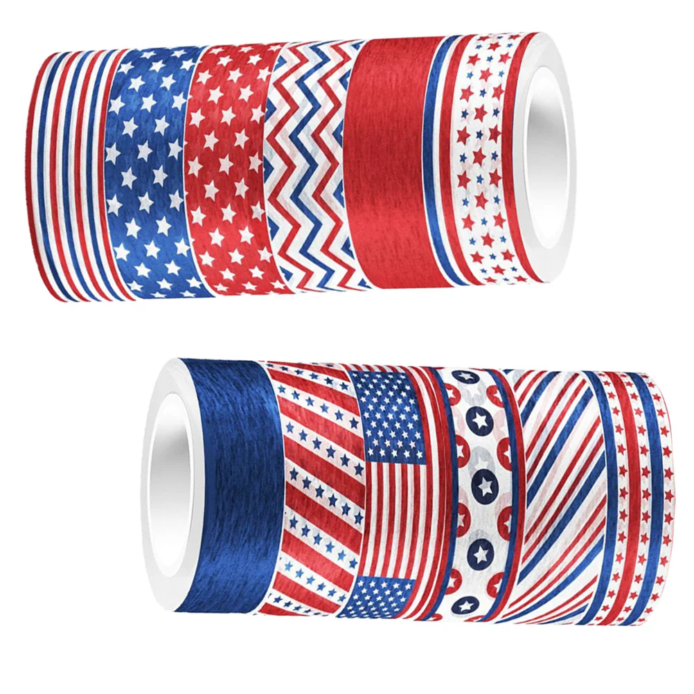 12 Rolls National Day Tape 4th of July Themed Sticker Scrapbook Adhesive Material Party Decoration Tapes
12 Rolls National Day Tape 4th of July Themed Sticker Scrapbook Adhesive Material Party Decoration Tapes