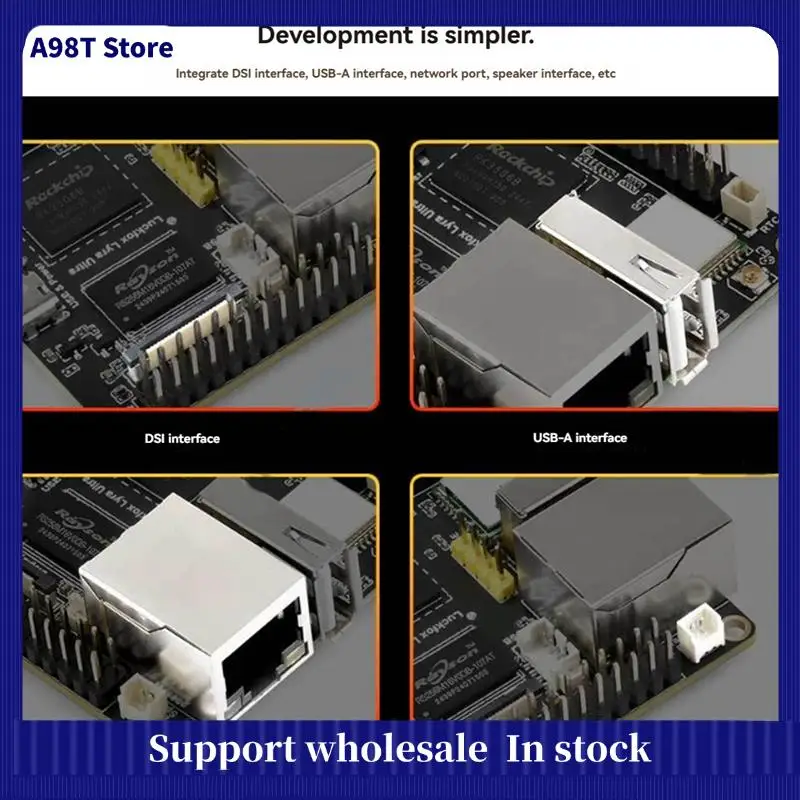Высокопроизводительный модуль A98T Lyra Ultra RK3506B, 8 ГБ EMMC, включает порт аудио и дисплея, лаки Wi-Fi6 и Poe
Высокопроизводительный модуль A98T Lyra Ultra RK3506B, 8 ГБ EMMC, включает порт аудио и дисплея, лаки Wi-Fi6 и Poe