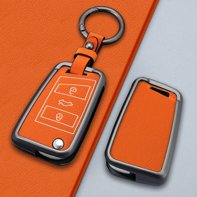 Metal Leather Car Key Case Cover For VW Volkswagen Golf 7 MK7 Tiguan MK2 For Seat Ateca Leon FR 2 Ibiza Skoda Octavia Kodiaq
Metal Leather Car Key Case Cover For VW Volkswagen Golf 7 MK7 Tiguan MK2 For Seat Ateca Leon FR 2 Ibiza Skoda Octavia Kodiaq
